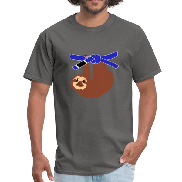 Blue Belt Sloth Men's T-Shirt- [option1Jiu Jitsu Legacy | BJJ Apparel and Accessories