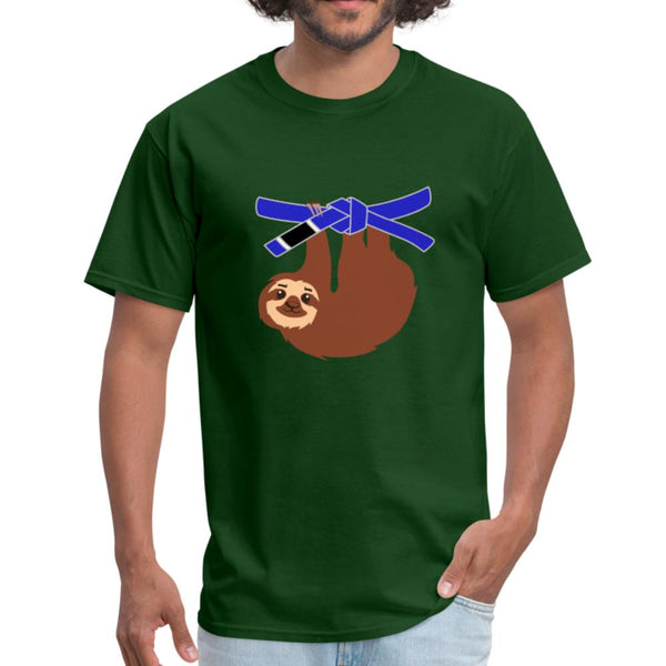 Blue Belt Sloth Men's T-Shirt- [option1Jiu Jitsu Legacy | BJJ Apparel and Accessories