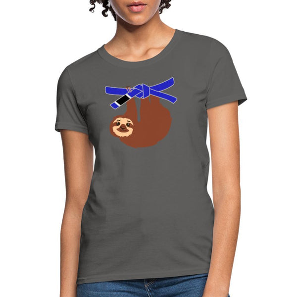 Blue Belt Sloth Women's T-Shirt- [option1Jiu Jitsu Legacy | BJJ Apparel and Accessories