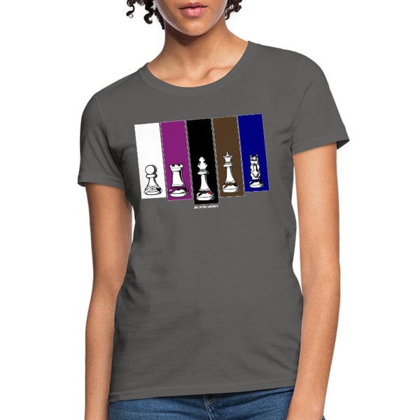 Brazilian Jiu Jitsu Human Chess Women's T-Shirt- [option1Jiu Jitsu Legacy | BJJ Apparel and Accessories