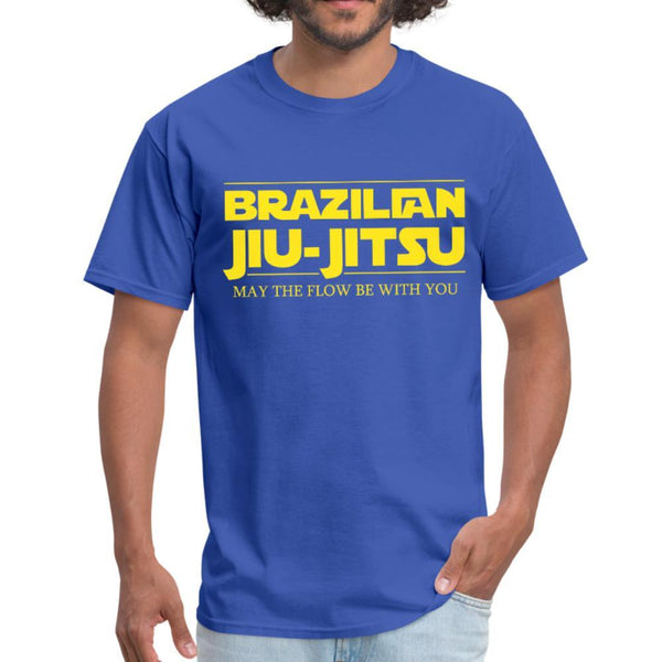 Brazilian Jiu Jitsu May The Flow be with You Men's T-Shirt- [option1Jiu Jitsu Legacy | BJJ Apparel and Accessories