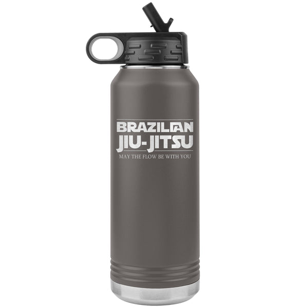 Brazilian Jiu Jitsu May The Flow be with you Water Bottle Tumbler 32oz-Jiu Jitsu Legacy | BJJ Store