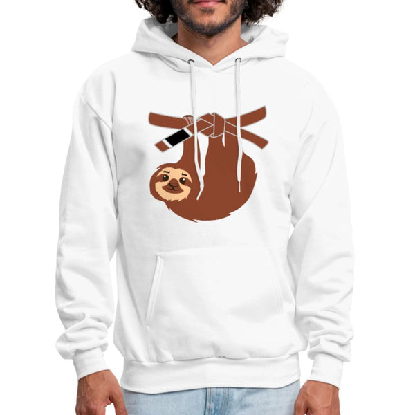 Brown Belt Sloth Men's Hoodie- [option1Jiu Jitsu Legacy | BJJ Apparel and Accessories