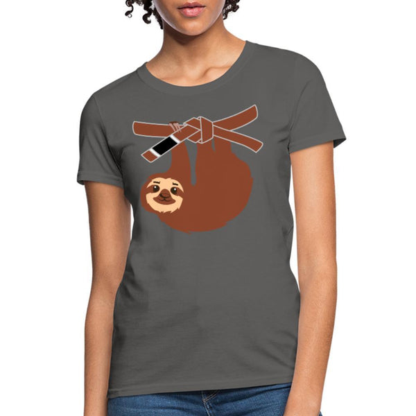 Brown Belt Sloth Women's T-Shirt- [option1Jiu Jitsu Legacy | BJJ Apparel and Accessories
