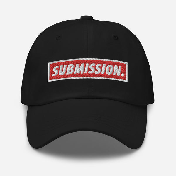 BJJ Text Submission Red Classic Dad Hat