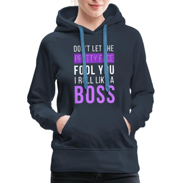 Don't let pretty face fool you Women's Hoodie- [option1Jiu Jitsu Legacy | BJJ Apparel and Accessories