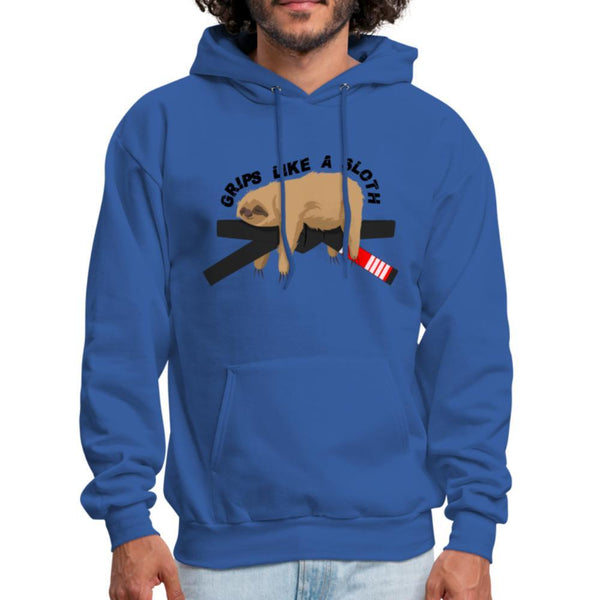 Grips like a sloth Men's Hoodie - royal blue