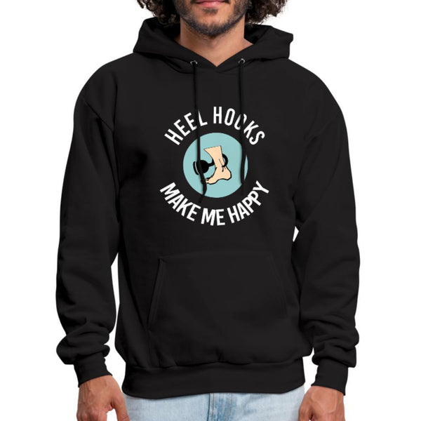 Heel hooks make me happy Men's Hoodie- [option1Jiu Jitsu Legacy | BJJ Apparel and Accessories