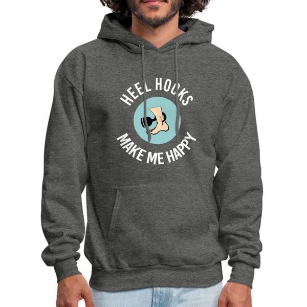 Heel hooks make me happy Men's Hoodie- [option1Jiu Jitsu Legacy | BJJ Apparel and Accessories