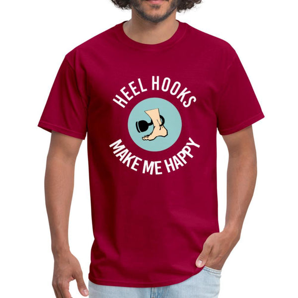 Heel Hooks Make me Happy Men's T-Shirt- [option1Jiu Jitsu Legacy | BJJ Apparel and Accessories