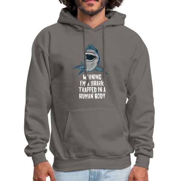 I am shark trapped in human body Men's Hoodie- [option1Jiu Jitsu Legacy | BJJ Apparel and Accessories