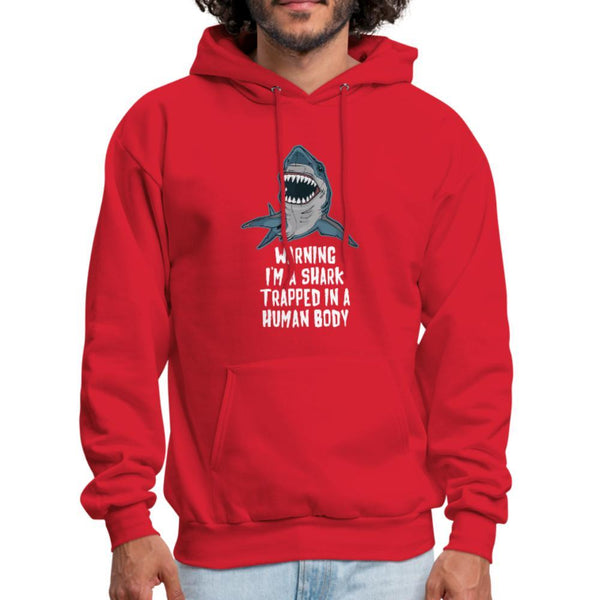 I am shark trapped in human body Men's Hoodie- [option1Jiu Jitsu Legacy | BJJ Apparel and Accessories
