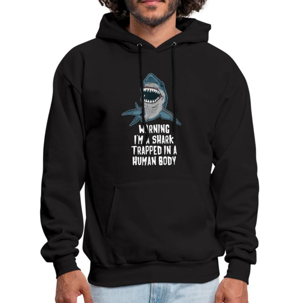 I am shark trapped in human body Men's Hoodie- [option1Jiu Jitsu Legacy | BJJ Apparel and Accessories