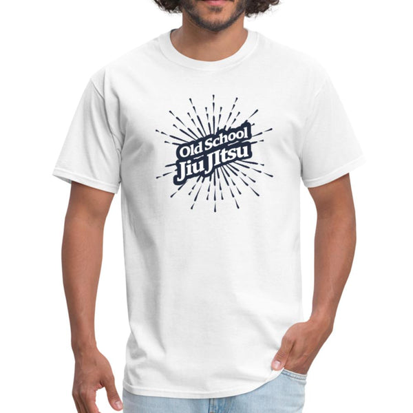 jiu jitsu old school Men's T-shirt - white
