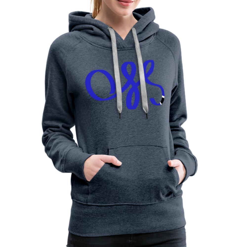 OSS Blue Belt Women's Hoodie- [option1Jiu Jitsu Legacy | BJJ Apparel and Accessories