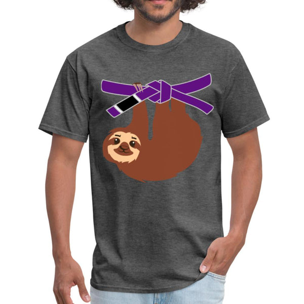 Purple Belt Sloth Men's T-Shirt- [option1Jiu Jitsu Legacy | BJJ Apparel and Accessories