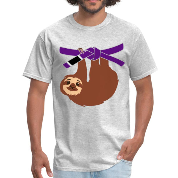 Purple Belt Sloth Men's T-Shirt- [option1Jiu Jitsu Legacy | BJJ Apparel and Accessories