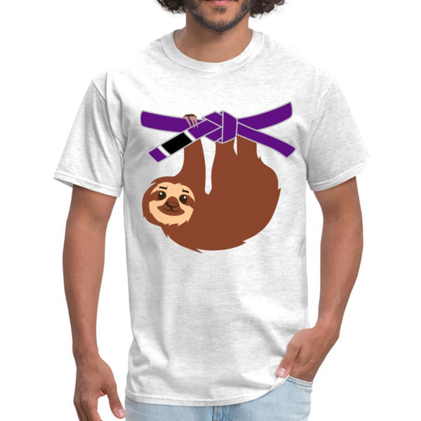 Purple Belt Sloth Men's T-Shirt- [option1Jiu Jitsu Legacy | BJJ Apparel and Accessories