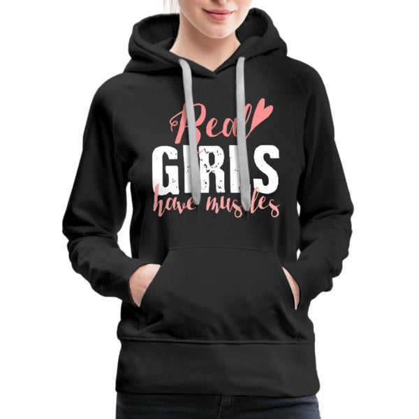 Real girls have muscles Women's Hoodie- [option1Jiu Jitsu Legacy | BJJ Apparel and Accessories