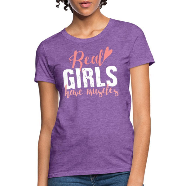 Real girls have muscles Women's T-Shirt- [option1Jiu Jitsu Legacy | BJJ Apparel and Accessories