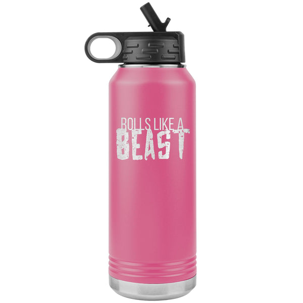 Rolls like a Beast Water Bottle Tumbler 32 oz-Jiu Jitsu Legacy | BJJ Store