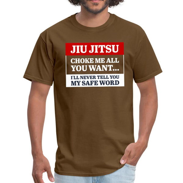 Safe word Men's T-shirt - brown