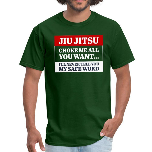 Safe word Men's T-shirt - forest green