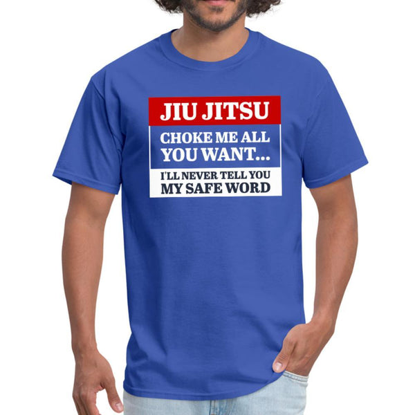 Safe word Men's T-shirt - royal blue
