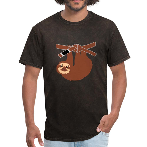 Sloth Brown Belt Men's T-Shirt- [option1Jiu Jitsu Legacy | BJJ Apparel and Accessories