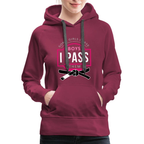 Some girls chase boys I pass them Women's Hoodie- [option1Jiu Jitsu Legacy | BJJ Apparel and Accessories