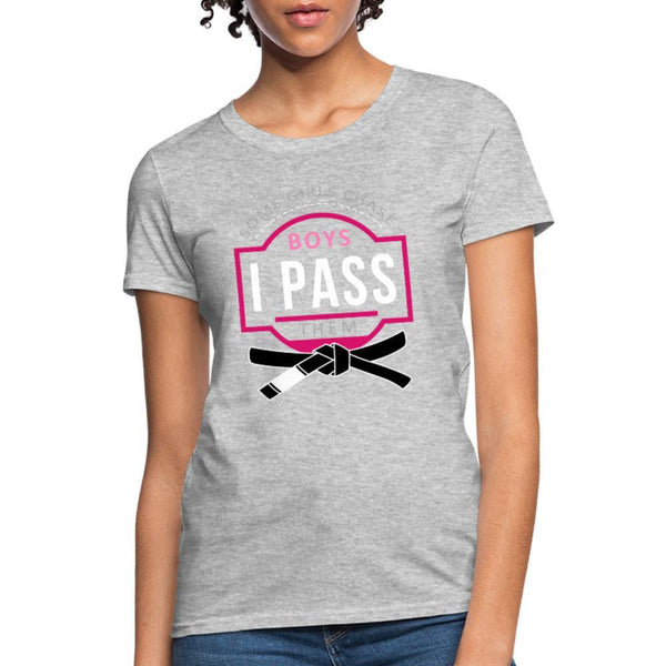 Some girls chase boys I pass them Women's T-Shirt- [option1Jiu Jitsu Legacy | BJJ Apparel and Accessories