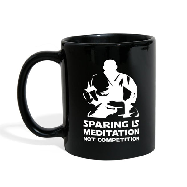 Sparing is Meditation not Competition Full Color Mug- [option1Jiu Jitsu Legacy | BJJ Apparel and Accessories