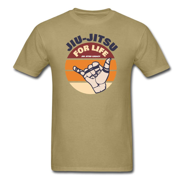 Jiu Jitsu for life Men's T-Shirt - khaki