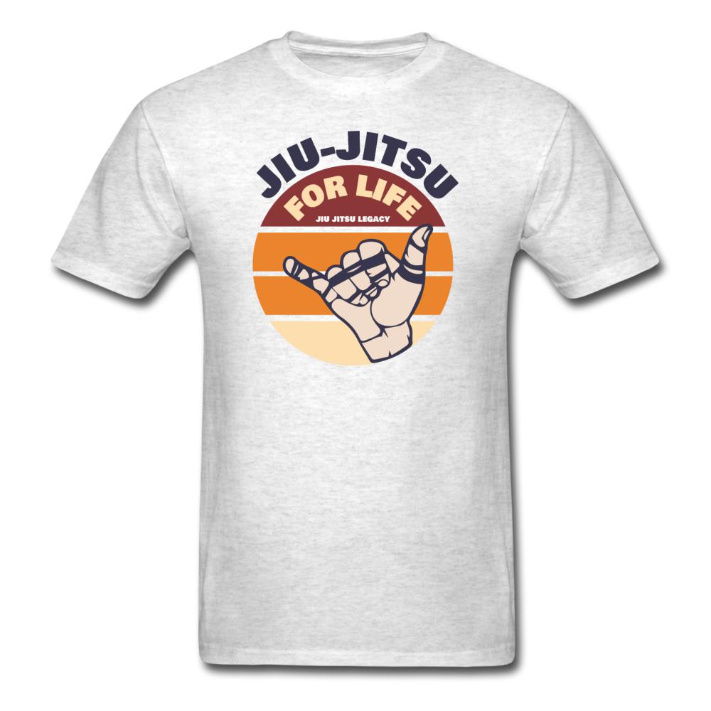 Jiu Jitsu for life Men's T-Shirt - light heather gray