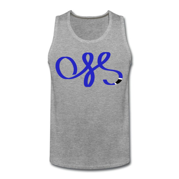OSS Blue Belt Men’s Tank Top - heather gray