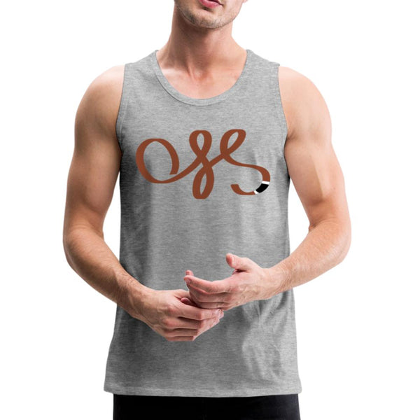 OSS Brown Belt Men’s Tank Top - heather gray