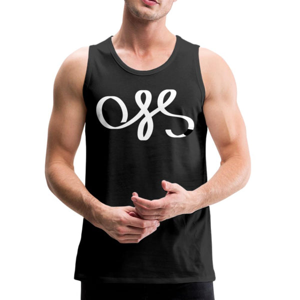 OSS White Belt Men’s Tank Top - black