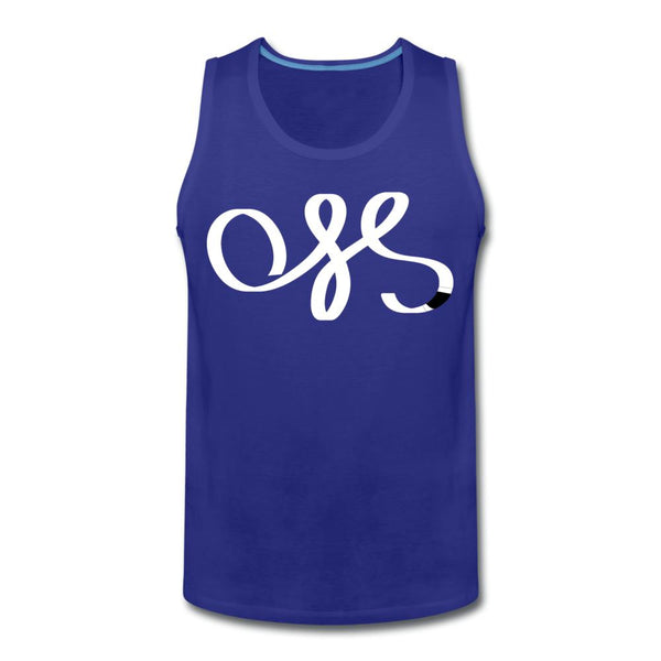 OSS White Belt Men’s Tank Top - royal blue