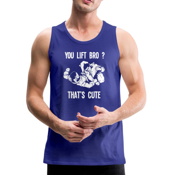 You Lift Bro? That's Cute Men’s Tank Top - royal blue