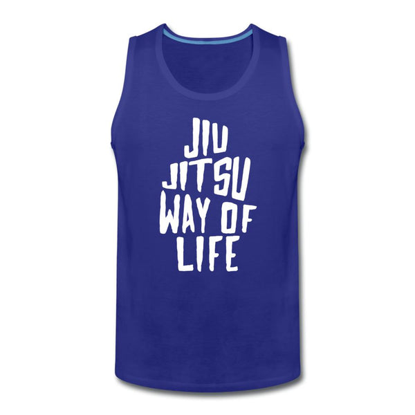 Jiu Jitsu Way of Life Men’s Tank Top - royal blue