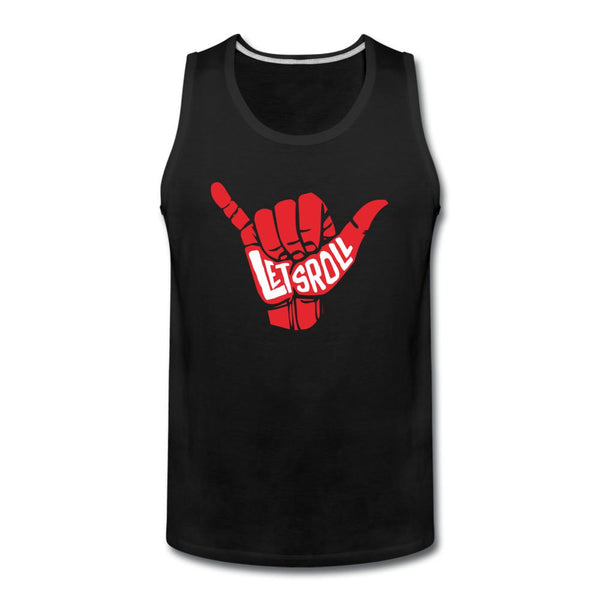 Let's Roll Men’s Tank Top - black