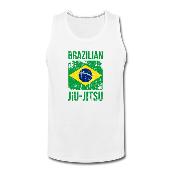 Brazilian Jiu Jitsu Men’s Tank Top - white