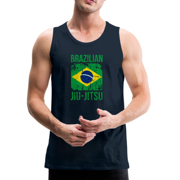 Brazilian Jiu Jitsu Men’s Tank Top - deep navy