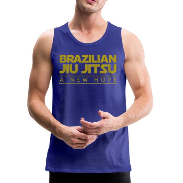 BJJ a new hope Men’s Tank Top - royal blue