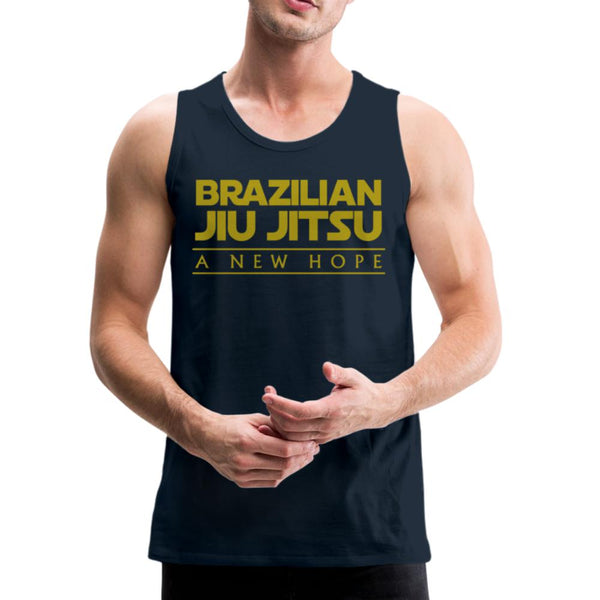 BJJ a new hope Men’s Tank Top - deep navy