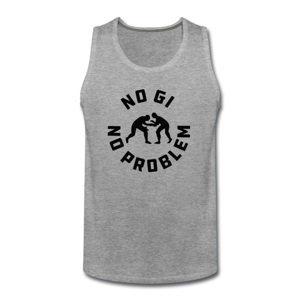 No Gi No Problem Men’s Tank Top - heather gray