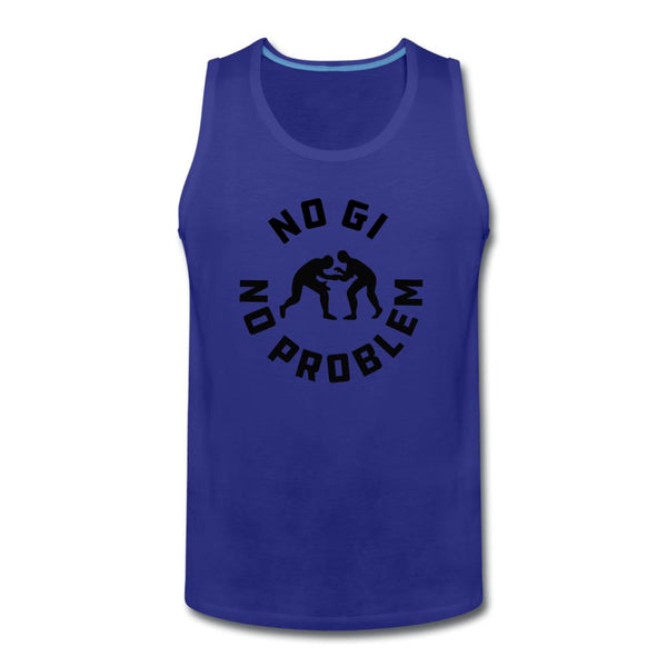 No Gi No Problem Men’s Tank Top - royal blue