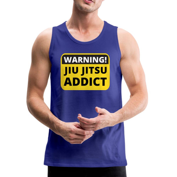 Jiu Jitsu Addict Men’s Tank Top - royal blue
