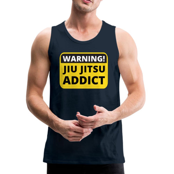 Jiu Jitsu Addict Men’s Tank Top - deep navy