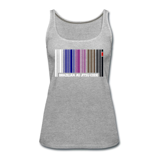Brazilian Jiu Jitsu Code Women’s Tank Top - heather gray